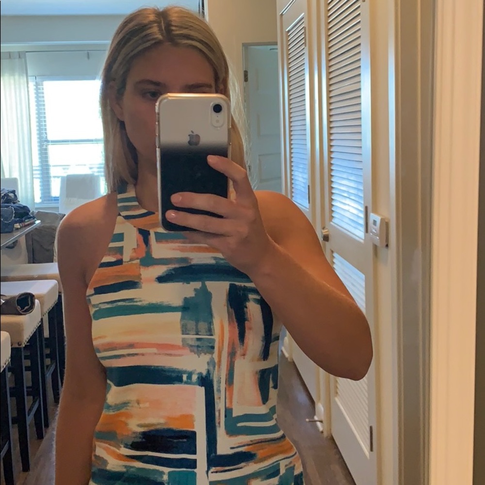 Abstract colorful top